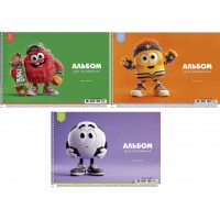 Альбом для малюв. на пруж. 20/100 А4 "Star" №PB-SC-020-8566/Школярик/(9)(108)
