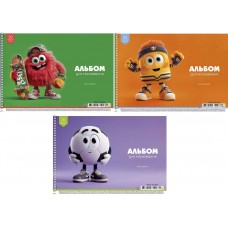 Альбом для малюв. на пруж. 20/100 А4 "Star" №PB-SC-020-8566/Школярик/(9)(108)