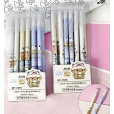 Ручка гел. №GP7878/111-25 "пиши-стирай" 0,5мм синя