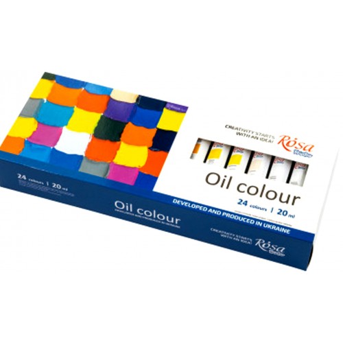 Набір олійних фарб 24х20мл "Rosa Studio" №131015