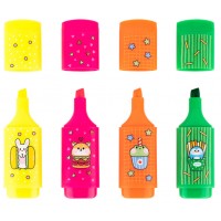 Набір текстмаркерів "KIte" Highlighter 4шт неон №K26-445-1/KIte/(24)