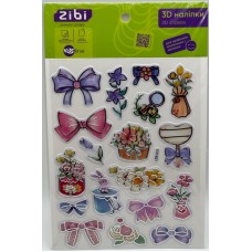 Наліпка 3D "Весняний зайчик" 19см, KIDS Line №ZB.63395/Zibi/