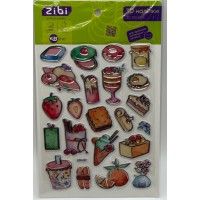 Наліпка 3D "Смаколики" 19см, KIDS Line №ZB.63408/Zibi/