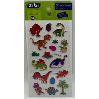 Наліпка 3D "DINO T-Rex" 18см, KIDS Line №ZB.63331/Zibi/