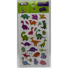 Наліпка 3D "DINO яскравий мікс" 18см, KIDS Line №ZB.63376/Zibi/