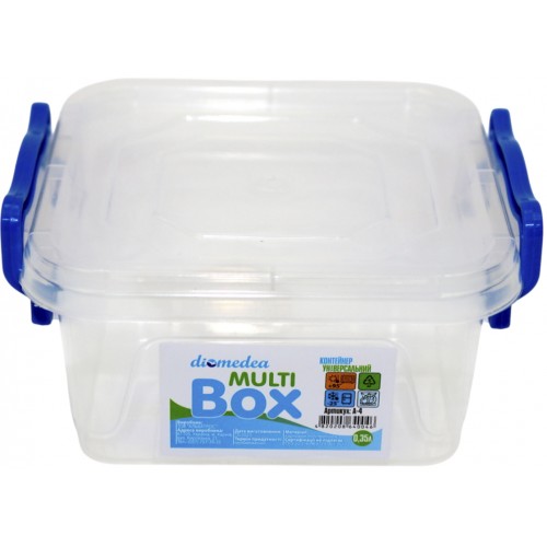 Контейнер для харч. прод. пласт. 350мл з ручками №4/0046/Diomedea/(75)