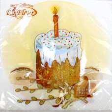 Серветки столові ТМ "La Fluer" 2-х шарові (16шт) Воскресне свято(16)