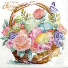 Серветки столові ТМ "La Fluer" 2-х шарові (16шт) Краса Великодня(16)
