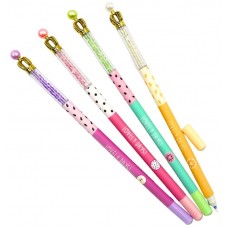 Ручка гел. "J.Otten" №293 "Lovely Days" "пиши-стирай" 0,5мм синя з камінням