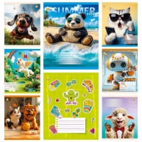 Зошит 12арк. кос.лін. /ТВ/ "Мікс 6" №ТА63105(25)(600)