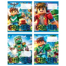 Зошит 12арк. кос.лін. /ТВ/ "Геймер" №ТА63112(25)(600)