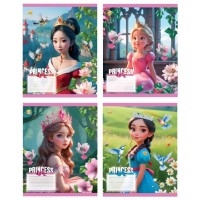 Зошит 12арк. кос.лін. /ТВ/ "Принцеси" №ТА63113(25)(600)