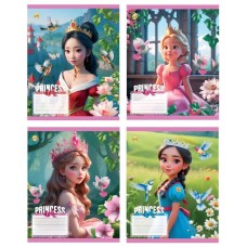 Зошит 12арк. кос.лін. /ТВ/ "Принцеси" №ТА63113(25)(600)