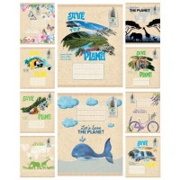 Зошит 18арк. кліт. /ТВ/ "Save planet" №ТЕ42208(20)(400)