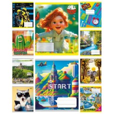 Зошит 18арк. лін. /ТВ/ "Мікс 1" №ТА62200(20)(400)