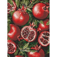Набір з алмазною мозаїкою "Гранат у розрізі" 30х40см №AMO8290/Ідейка/