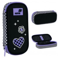 Пенал "Kite" Flower Power 1від.,м'який №K26-662-5