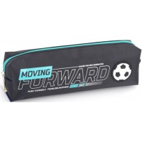 Пенал 1від., б/н,на блиск. чорний №KJ3908/Мандарин/(48)