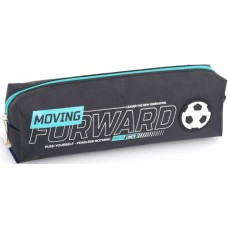 Пенал 1від., б/н,на блиск. чорний №KJ3908/Мандарин/(48)