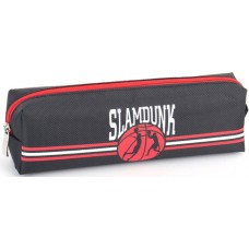 Пенал 1від., б/н,на блиск. чорний №KJ3916/Мандарин/(48)