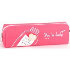 Пенал 1від., б/н,на блиск. кораловий №KJ3972/Мандарин/(48)