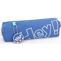 Пенал 1від., б/н,на блиск. синій №KJ4000/Мандарин/(48)