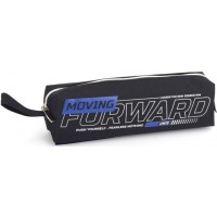 Пенал 1від., б/н,на блиск. "Forward" чорний №KJ4052/Мандарин/(48)