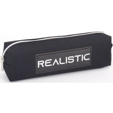 Пенал 1від., б/н,на блиск. "Realistic" чорний 2 №KJ4053/Мандарин/(48)