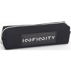 Пенал 1від., б/н,на блиск. чорний 3 №KJ4053/Мандарин/(48)