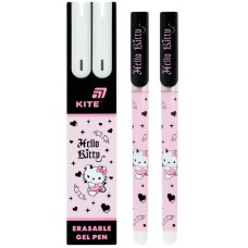 Набір ручок гел. "Kite" №HK26-069 HK 2шт "пиши-стирай" 0,5мм синя, у пеналі(4)