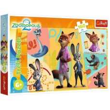 Пазли Trefl 160ел. Разом у Зоотрополії №15429