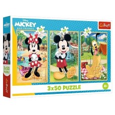 Пазли Trefl 3x50ел. Mickey&friends  Миша на святі №34881