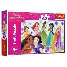 Пазли Trefl 60ел. Disney Princess Принцеси в дії №17409