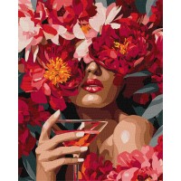 Картини по номерах акрил. "Квіткова Спокуса" 40х50см №KHO8733/Ідейка/