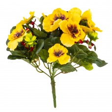 Букет "Братки жовті" 25см №106F/yellow