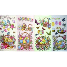 Рушник кухонний з мікрофібри 25х50см лаванда (32217) 4 вида №002-306 (20)