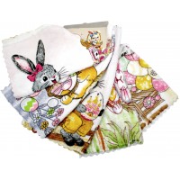 Набір кухонних серветок із мікрофібри великодній 30x30см 5шт (32319) №002-296(4)