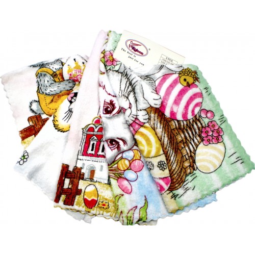 Набір кухонних серветок із мікрофібри великодній 30x30см 5шт (32319) №002-296(4)