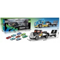 Трейлер інер-ий 20,5см,машинка,в кор-ці,23х9х9см,2 вида №6704(60)