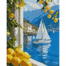 Алмазна мозаїка "Santi" Літня відпустка 40х50см,на підрамнику №956050