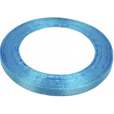 Стрічка атлас 0,6см/23м (блакитна) №068(10)