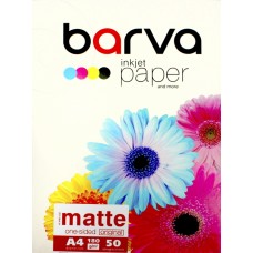 Фотопапір "Barva" А4, 230г/м2, 50арк. (IP-BAR-A230-022) односторонній, матовий(50)