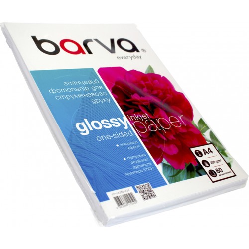 Фотопапір "Everyday Barva" А4 230г/м2 60арк. (IP-CE230-229) глянцевий(60)