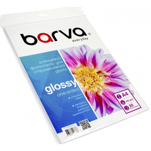 Фотопапір "Everyday Barva" А4 200г/м2 20арк. (IP-CE200-211) глянцевий(20)