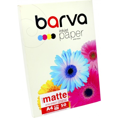 Фотопапір "Original Barva" А4 180г/м2 50арк. (IP-А180-032) матовий(50)