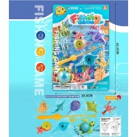 Рибалка 1 вудочка 8 рибок,на планшеті,43,2х28,5см №272-501A(48)(96) КІ