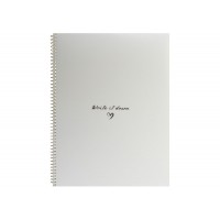 Зошит пруж. бок. А4 60арк. кліт. пласт. перламутровий №O69160/Optima/(40)