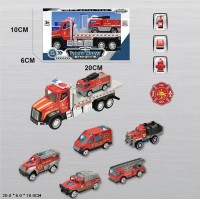 Трейлер із машинками,в кор-ці,20х10х6см №F20-5(96)(192) КІ