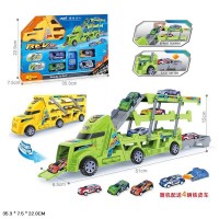 Трейлер 4 машинки в кор-ці,35х7х22см №JC038-15B(30)(60) КІ