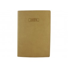 Ежедневник А5 Optima, датированный 2025 Stripe бежевый O25285-66